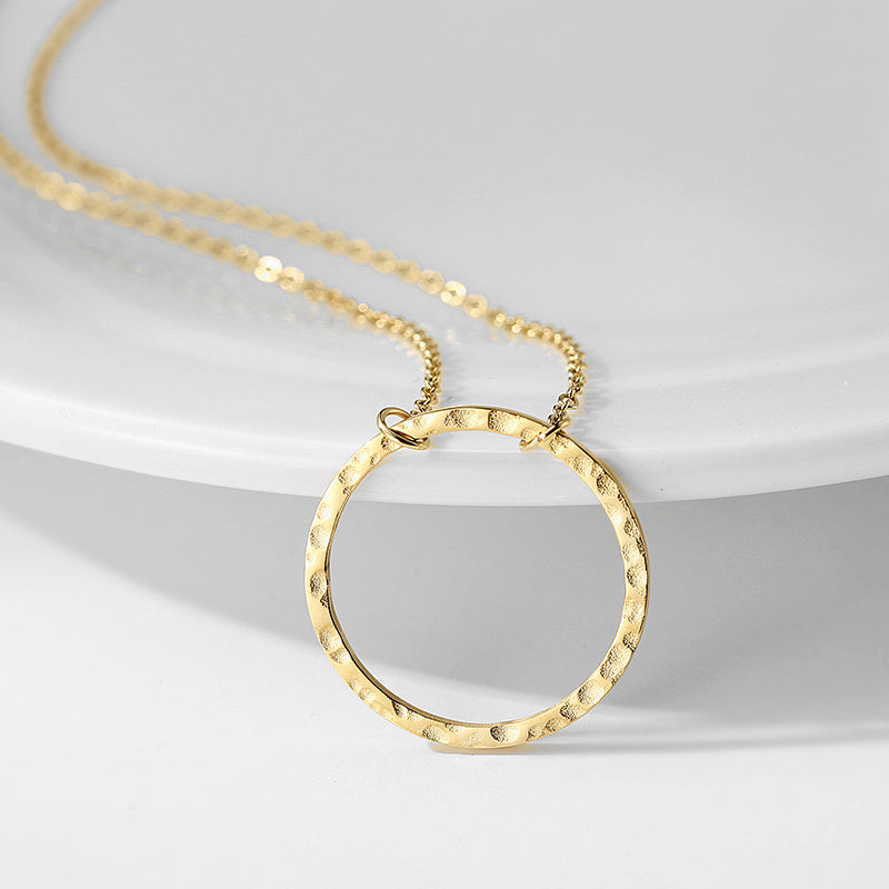 Goldplated Casting Minimalist Cold Wind Fashion Pendant necklaces LUNARITY GARAGE
