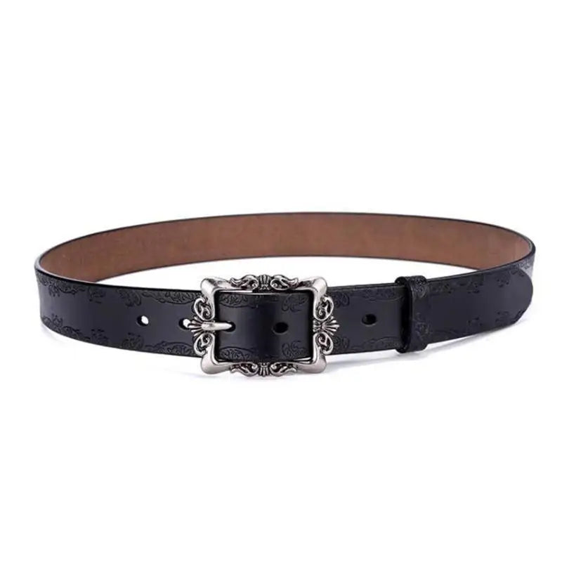 Luxury Genuine Leather Punk Belt - Designer High Quality Casual Women's Jeans Belt Belt LUNARITY GARAGE