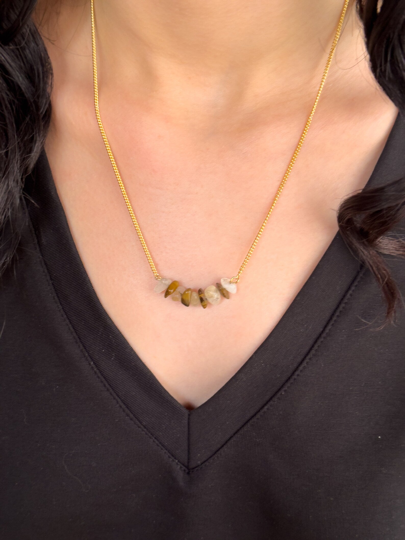 Solar Plexus Chakra Gemsonte Necklace necklaces LUNARITY GARAGE
