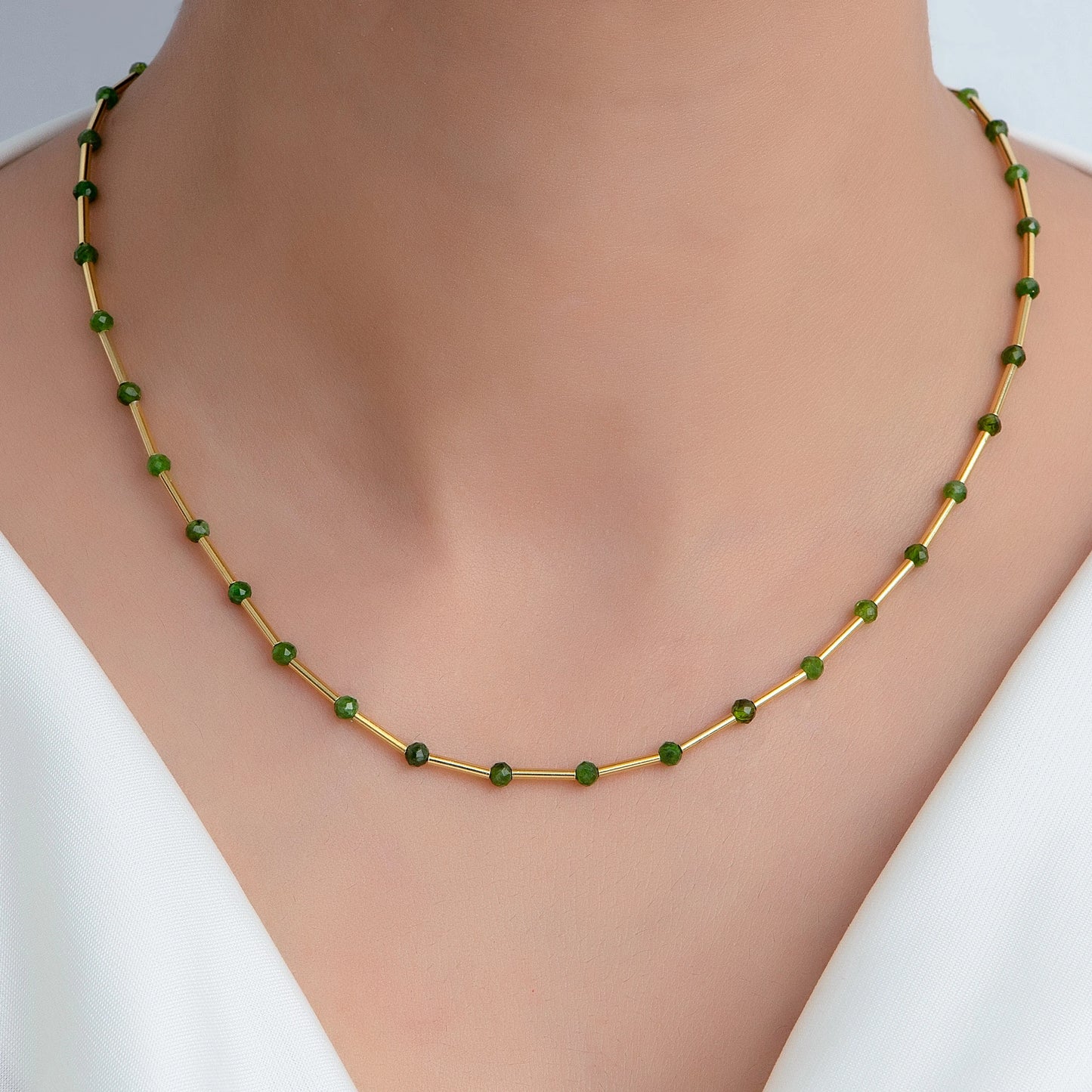 Helen Agate Chain Necklace – Handcrafted Luxury Necklace LUNARITY GARAGE