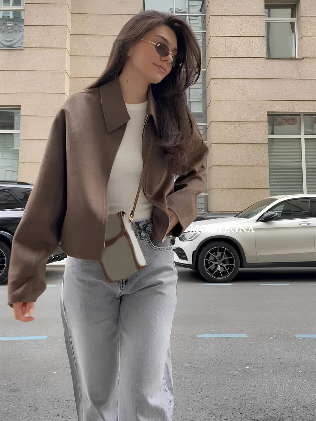 Modern Chic Solid Color Woolen Jacket Jackets Lunarity Garage   