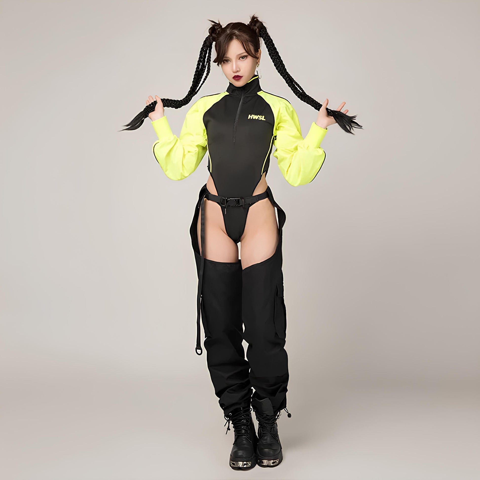 Fluorescence Bold Bodysuit - Sexy Rave & Nightclub Dance Costume Bodysuits Lunarity Garage