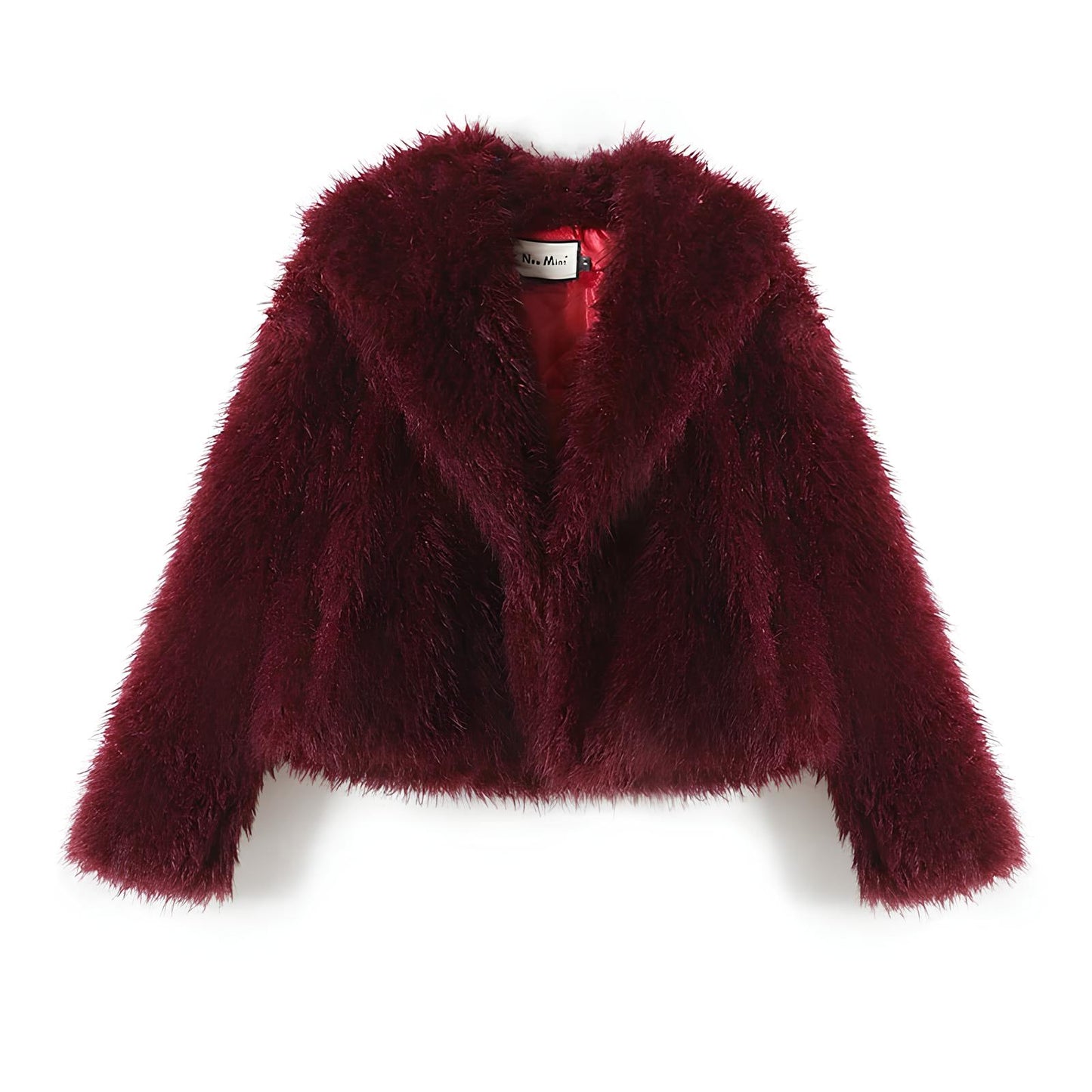 Luxury Burgundy Faux Fur Coat – The Ultimate Winter Statement Piece Coats Lunarity Garage