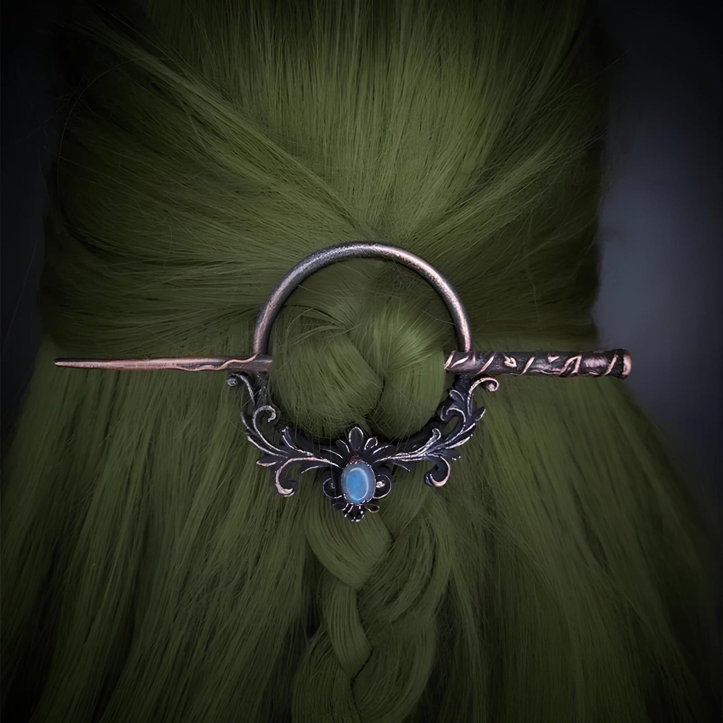 Nordic Gothic Metal Hair Stick – A Statement Headdress for Bold Elegance Hairpin Lunarity Garage