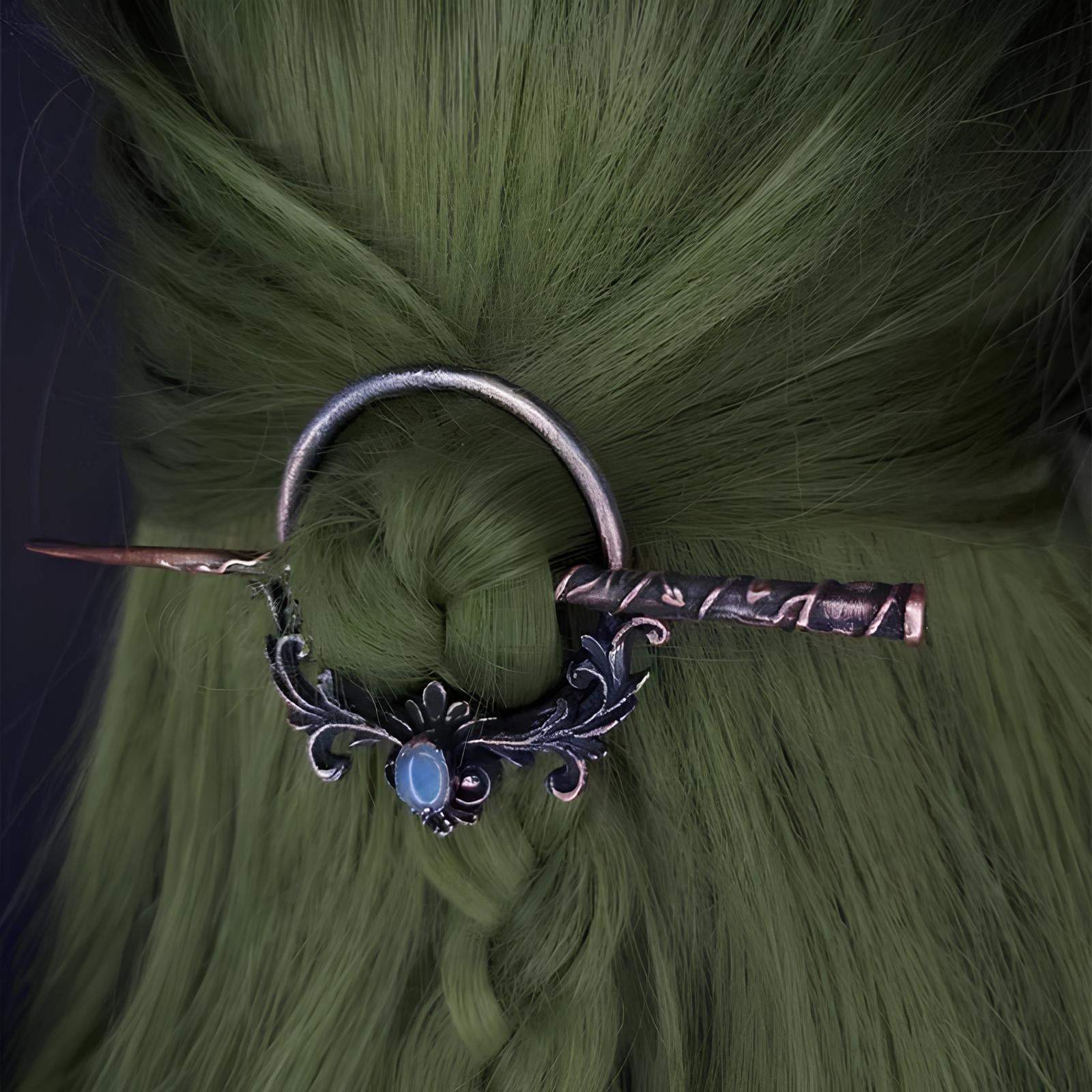 Nordic Gothic Metal Hair Stick – A Statement Headdress for Bold Elegance Hairpin Lunarity Garage Style 2