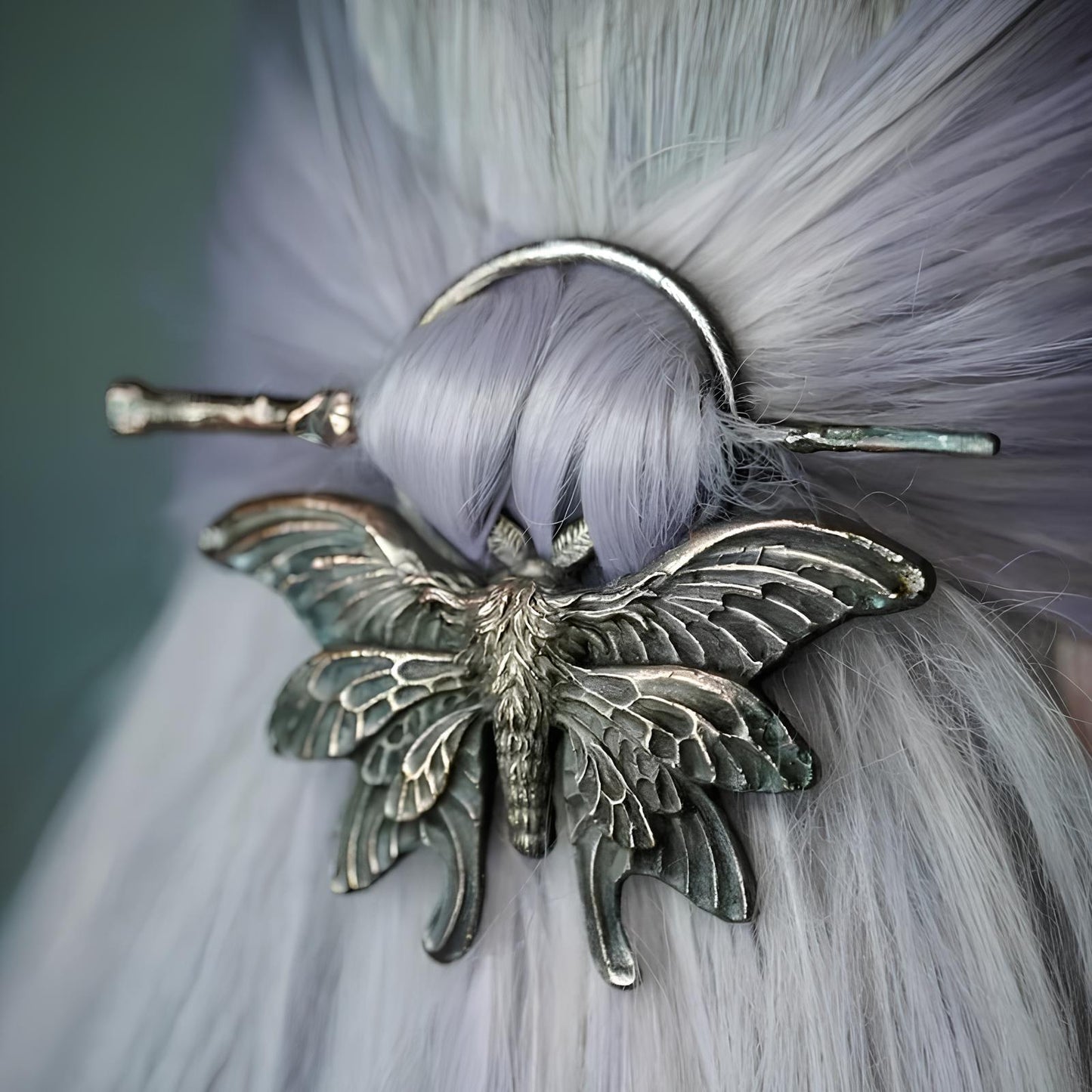 Nordic Gothic Metal Hair Stick – A Statement Headdress for Bold Elegance Hairpin Lunarity Garage