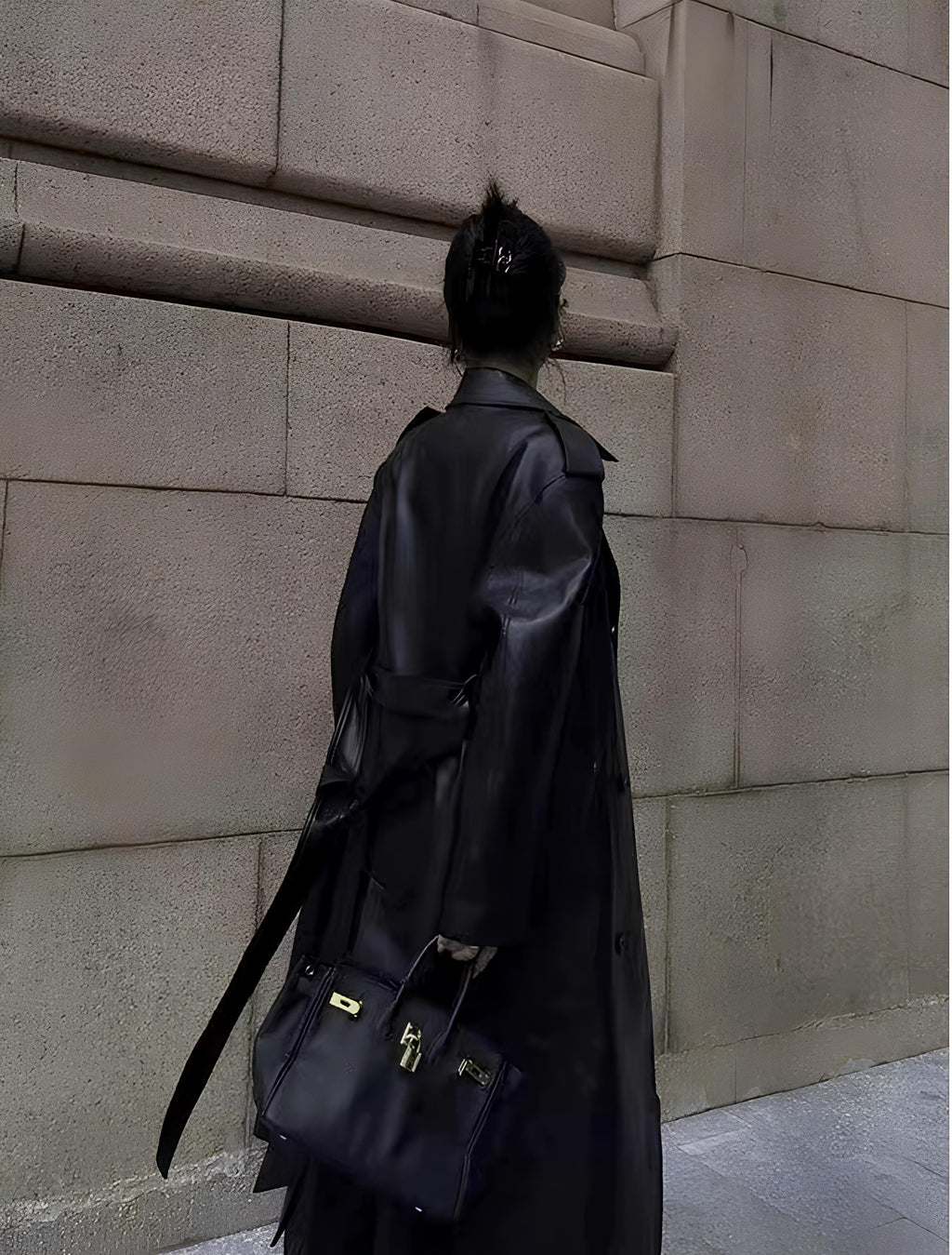 Women’s Faux Leather Long Coat – Sleek, Edgy & Timeless LUNARITY GARAGE