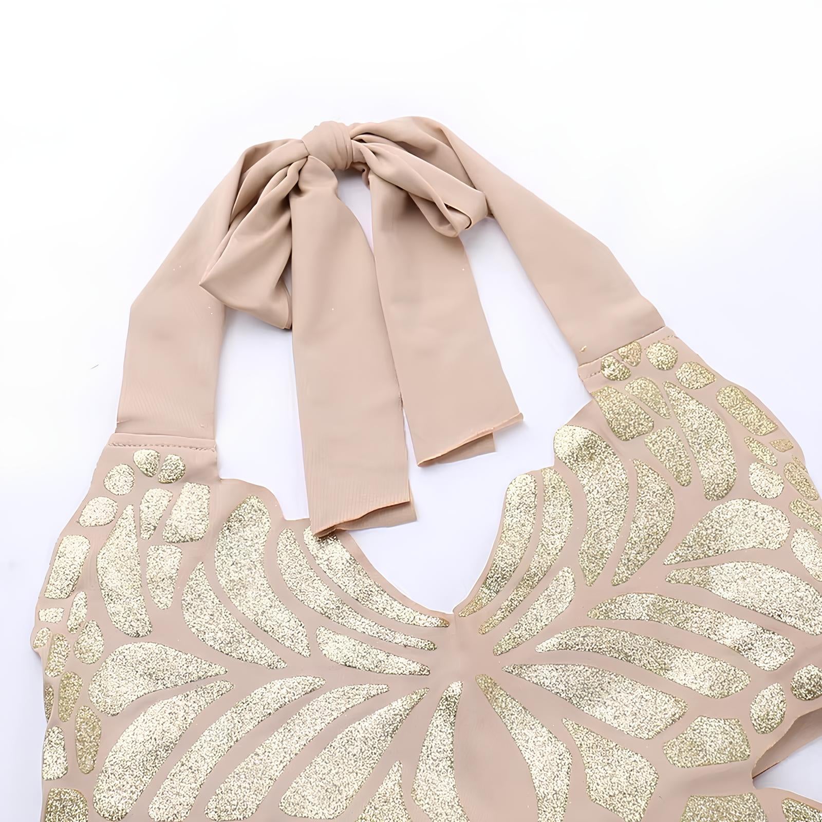 Butterfly Foam Printed Halter Vest – Trendy & Chic Crop Top crop top LUNARITY GARAGE