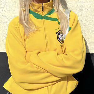 Vintage Embroidered Zip-Up Hoodie – Cozy & Stylish Winter Essential Jackets Lunarity Garage