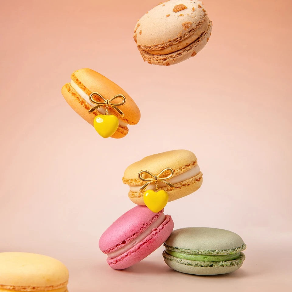 Yellow Sweetheart Drop Earrings earrings LUNARITY GARAGE