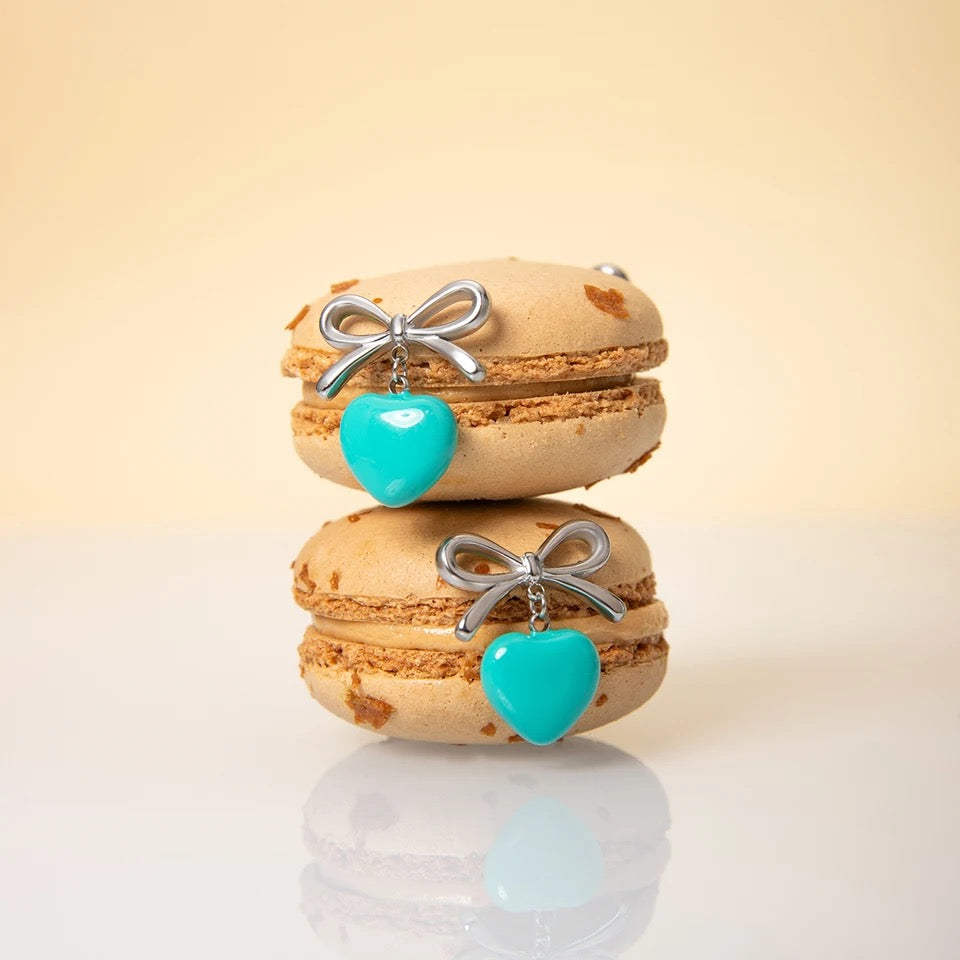 Blue Sweetheart Drop Earrings earrings LUNARITY GARAGE