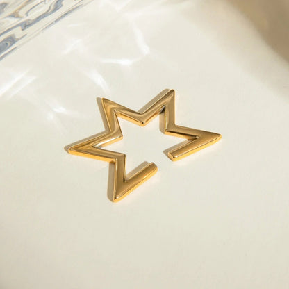 Starlight Ear Clip earrings LUNARITY GARAGE Gold  