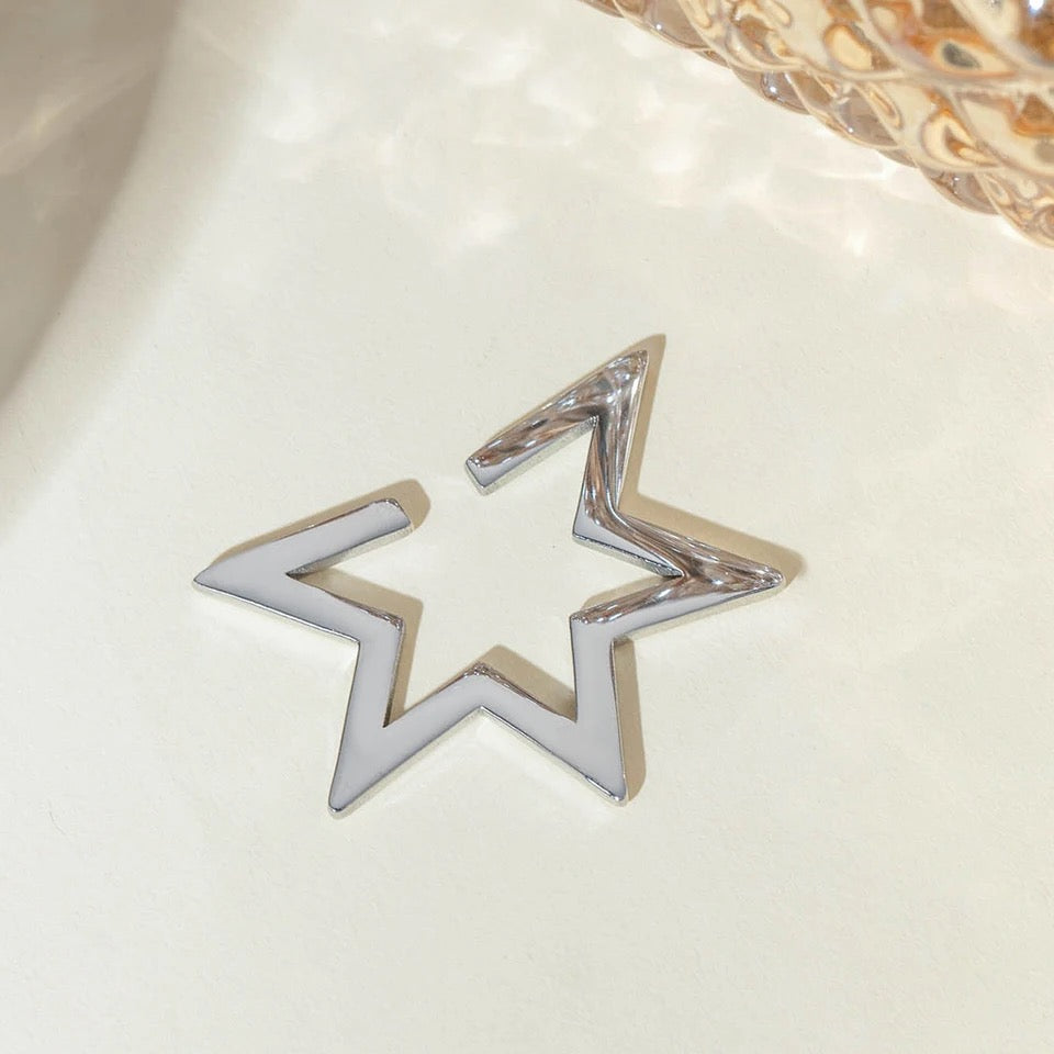 Starlight Ear Clip earrings LUNARITY GARAGE Silver