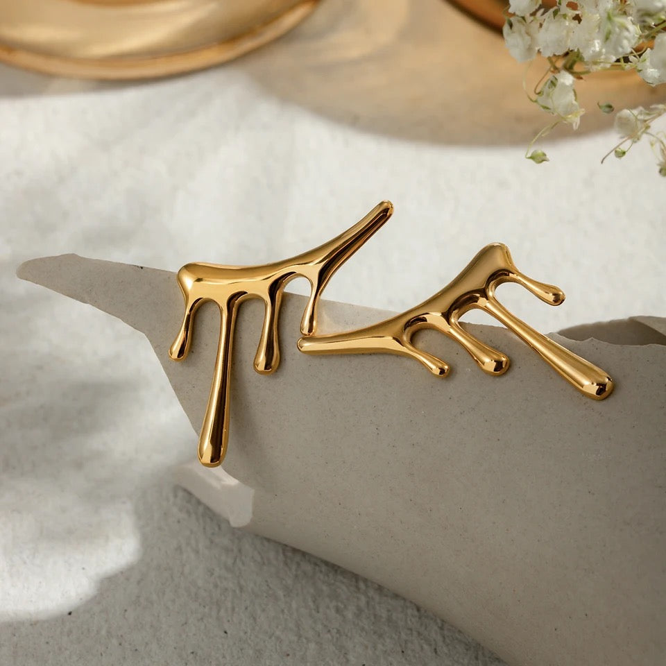 Vintage Liquid Drop Earrings earrings LUNARITY GARAGE