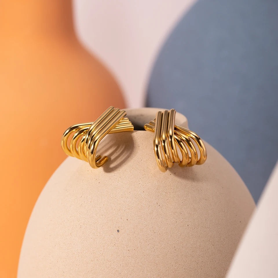 X Square Earrings earrings LUNARITY GARAGE