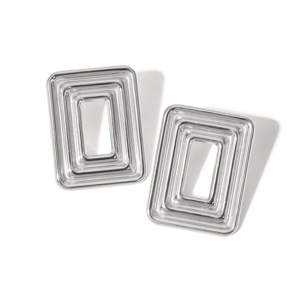 Rectangular Earrings earrings LUNARITY GARAGE