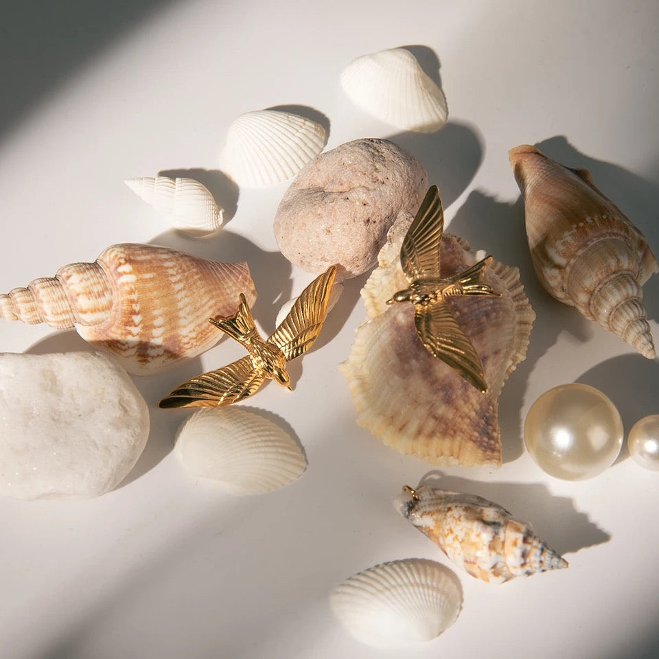 Vintage Bird Earrings earrings LUNARITY GARAGE