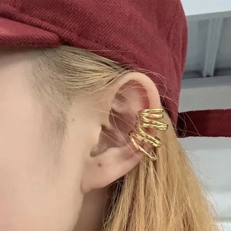 Multi-Layer Ear Clips earrings LUNARITY GARAGE