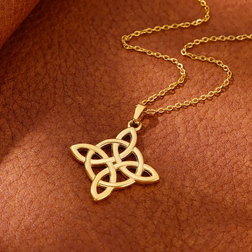 Vintage Witch Knot Necklace necklaces LUNARITY GARAGE