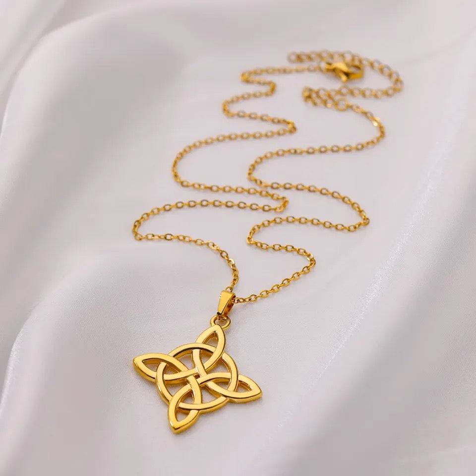 Vintage Witch Knot Necklace necklaces LUNARITY GARAGE