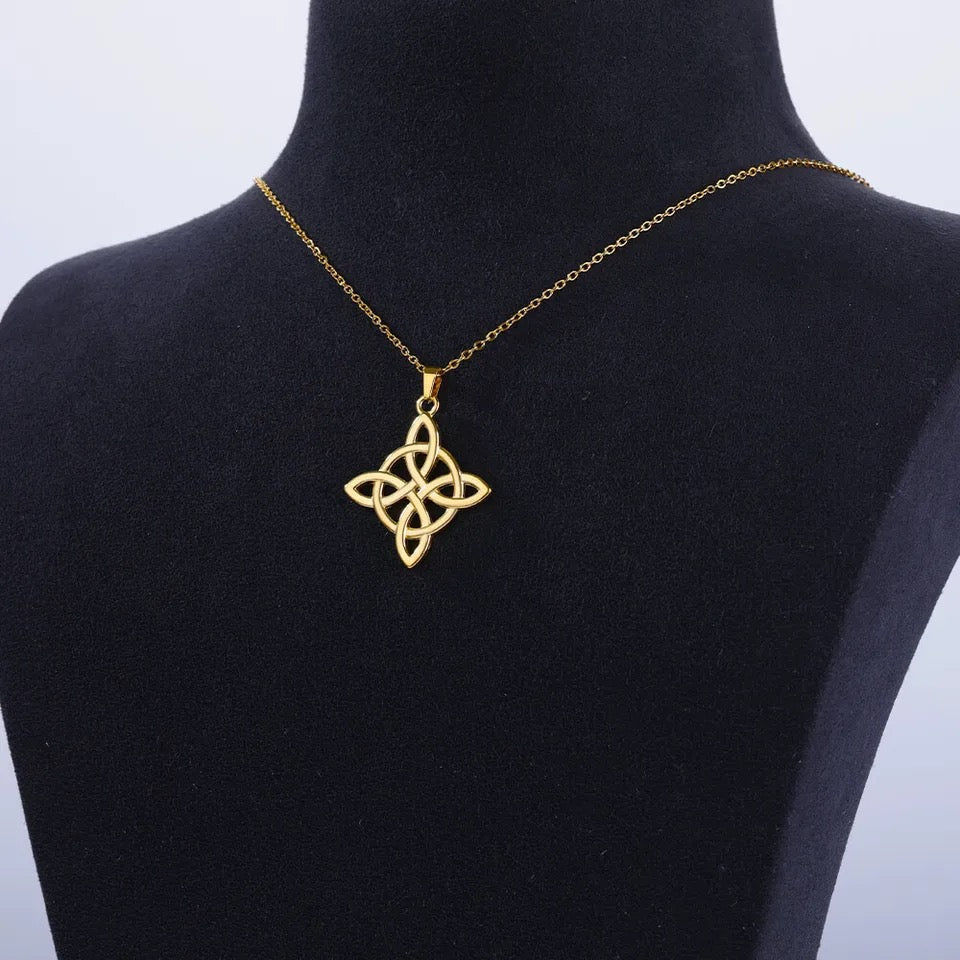 Vintage Witch Knot Necklace necklaces LUNARITY GARAGE