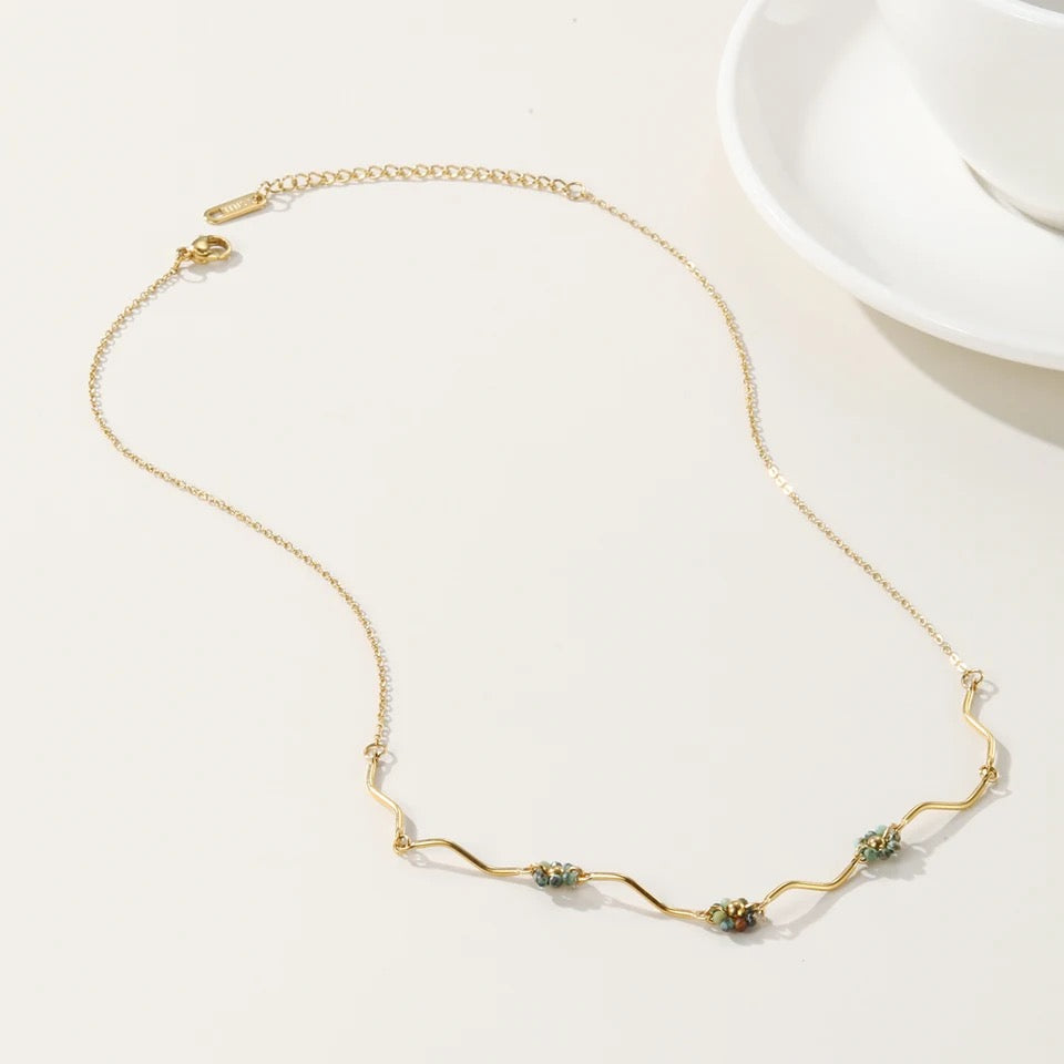 Flower Splice Necklace necklaces LUNARITY GARAGE