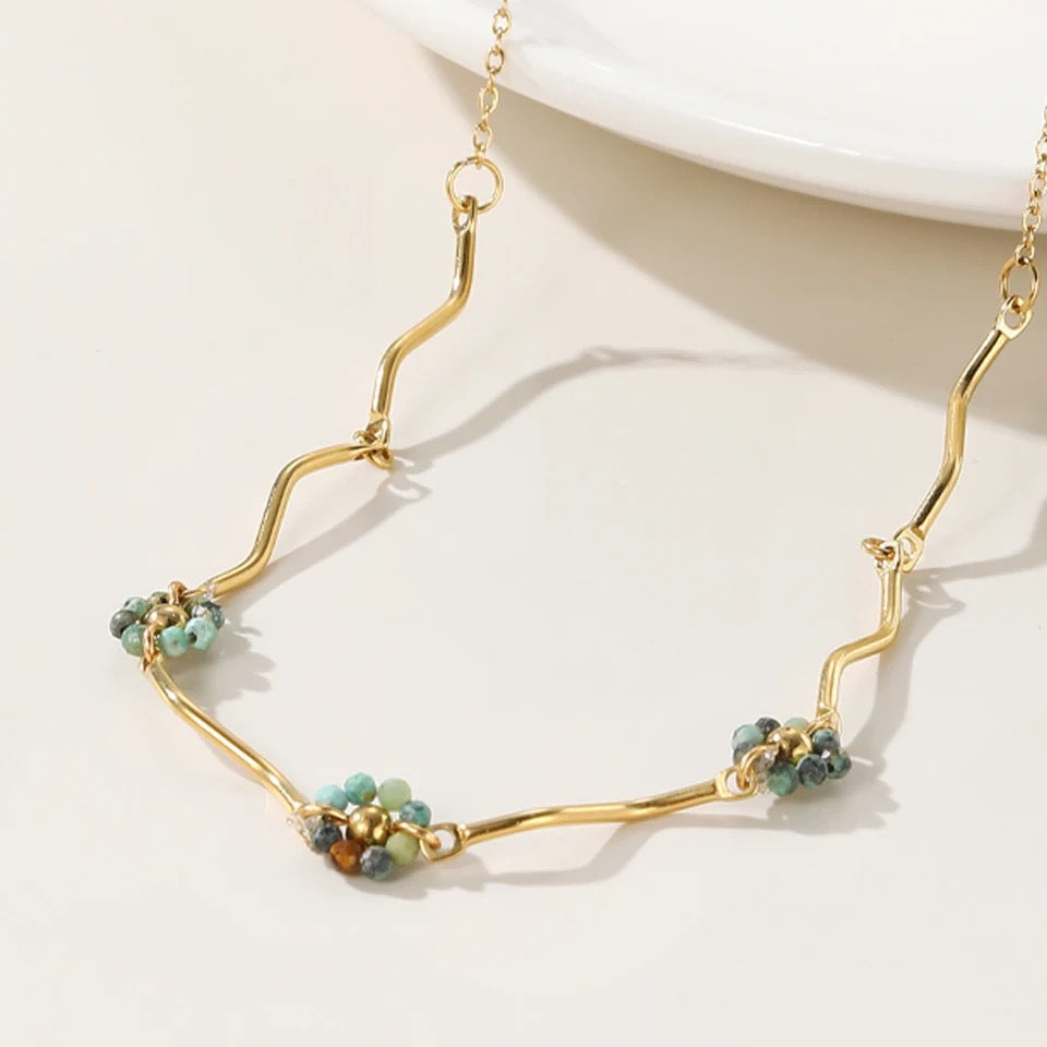 Flower Splice Necklace necklaces LUNARITY GARAGE