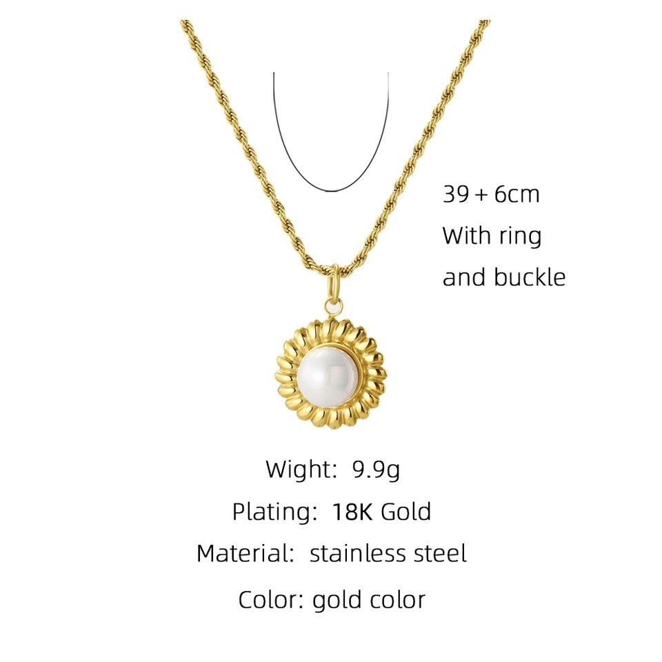 Pearl & Rope Necklace necklaces LUNARITY GARAGE