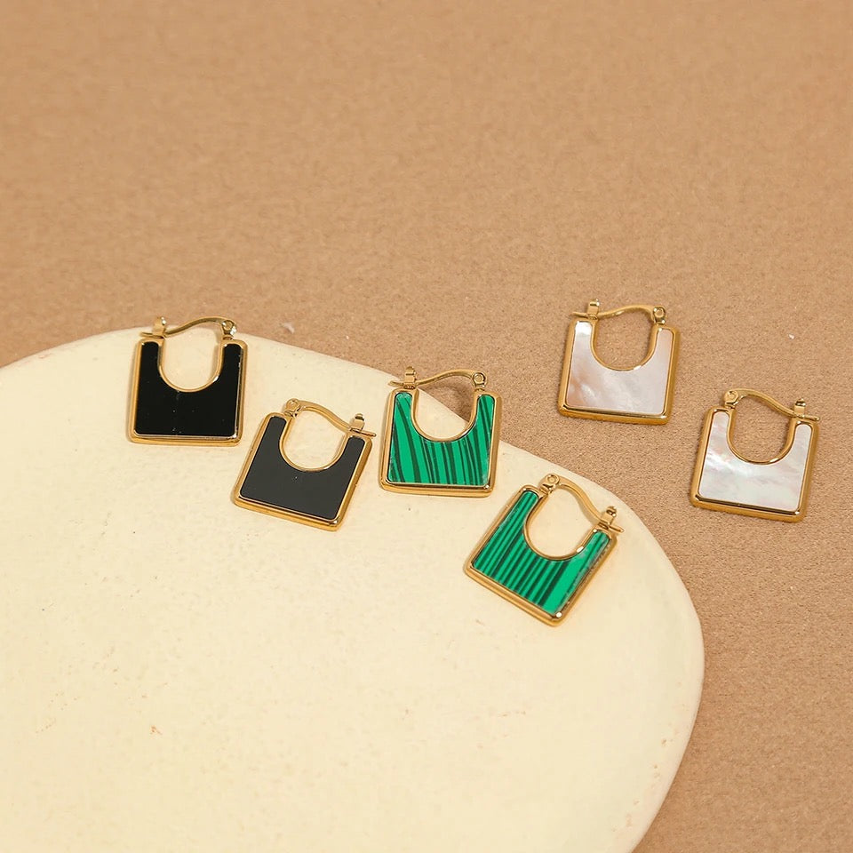 Vintage Square Earrings earrings LUNARITY GARAGE