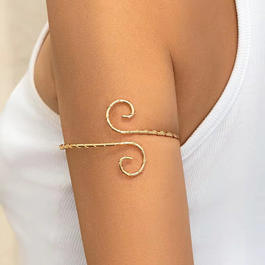 Cosmic Festival Embrace Arm Bracelet arm bracelet LUNARITY GARAGE Gold  