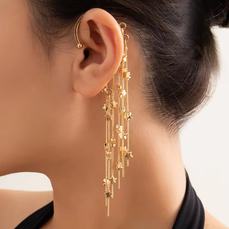 Celestial Dancer Clip Festival Earring ear clip LUNARITY GARAGE Gold  