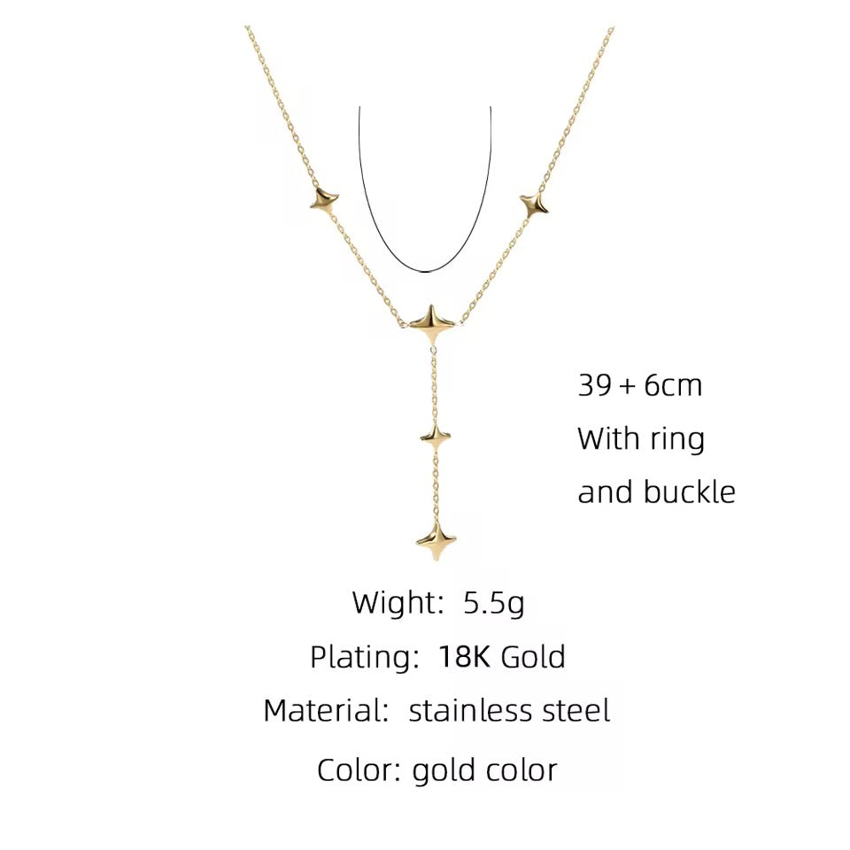 Minimalist Celestial Spark Necklace necklaces LUNARITY GARAGE