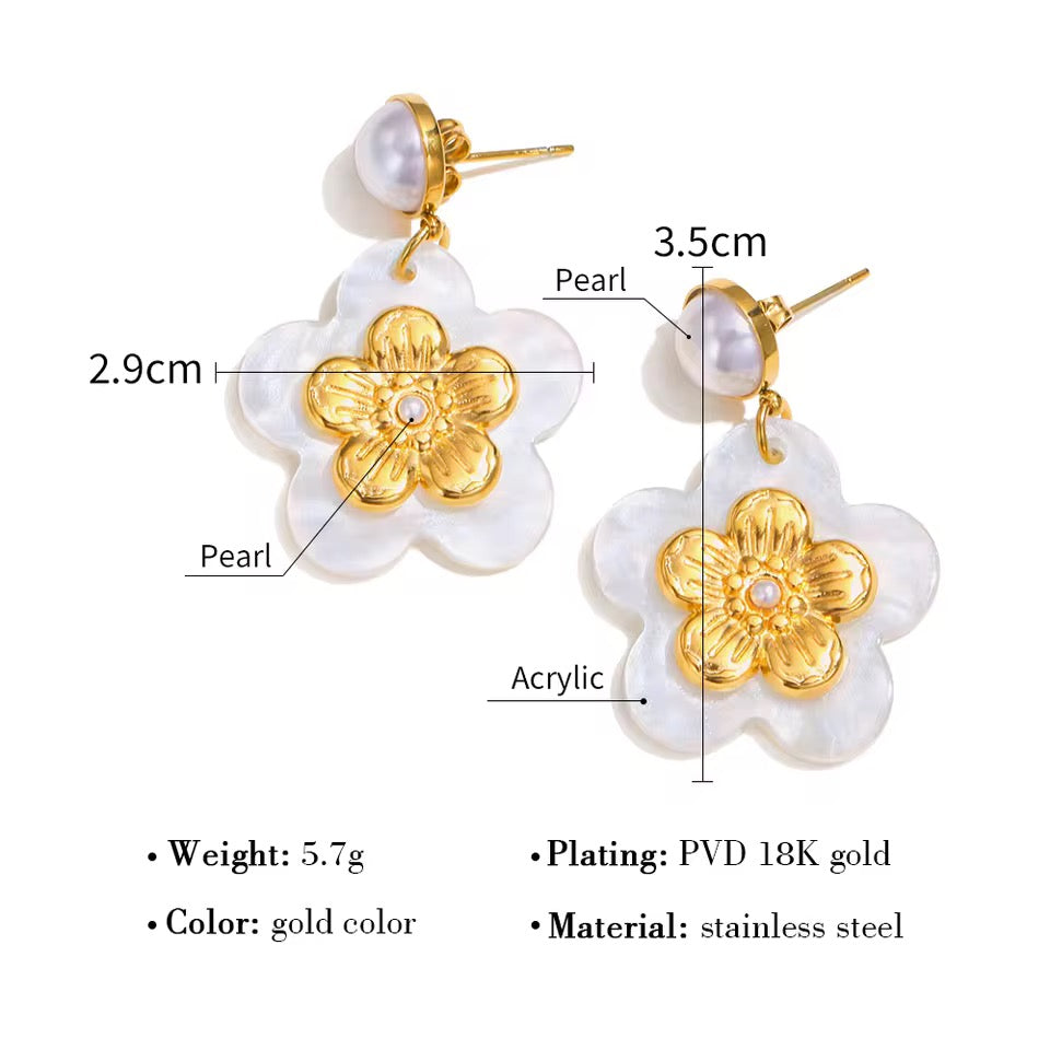 Minimalist Serene Bloom Earrings earrings LUNARITY GARAGE