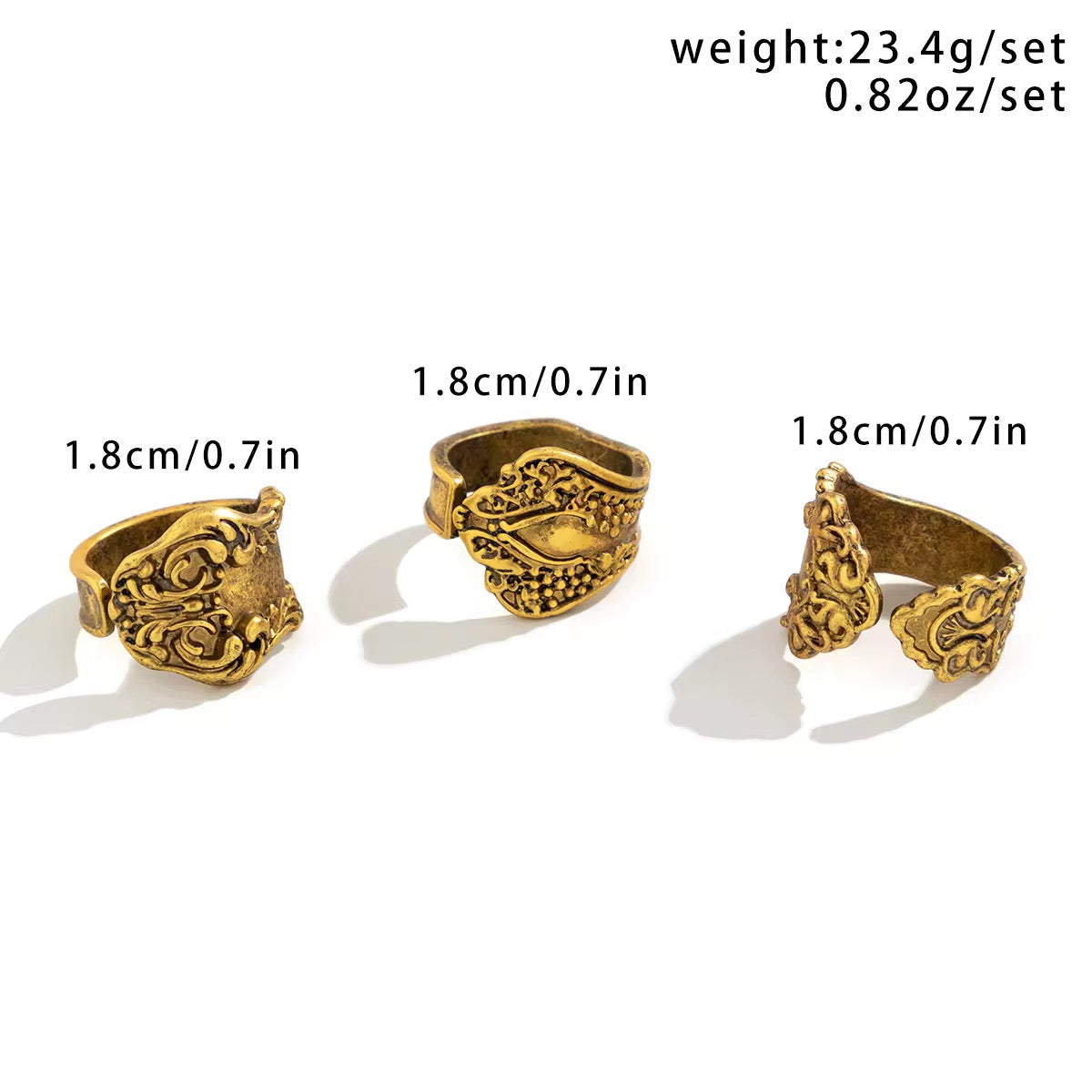 Vintage Punk Ring Set ring LUNARITY GARAGE