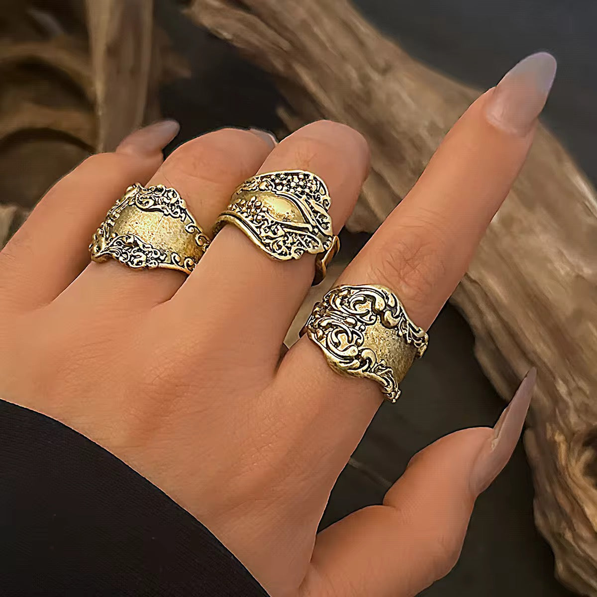 Vintage Punk Ring Set ring LUNARITY GARAGE