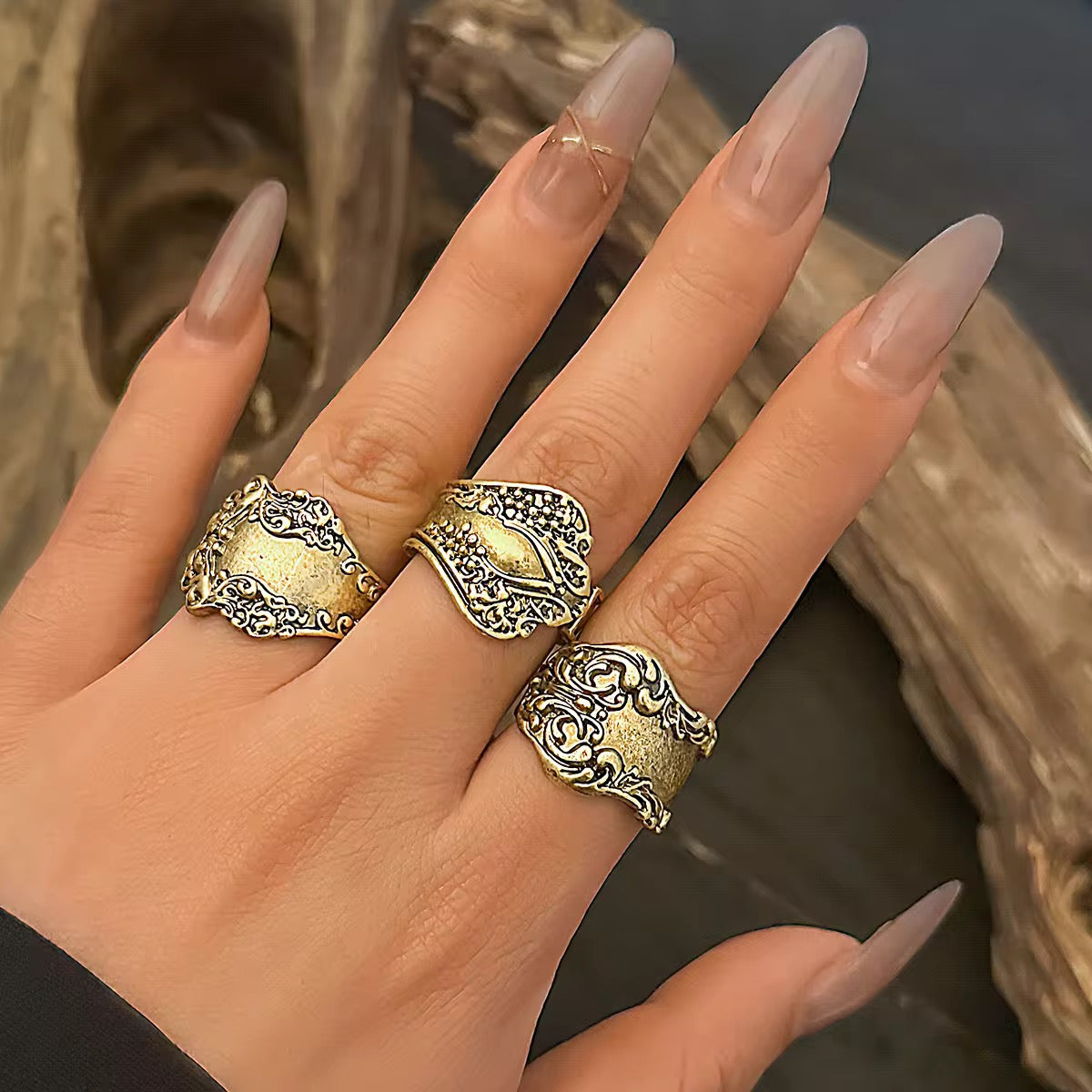 Vintage Punk Ring Set ring LUNARITY GARAGE