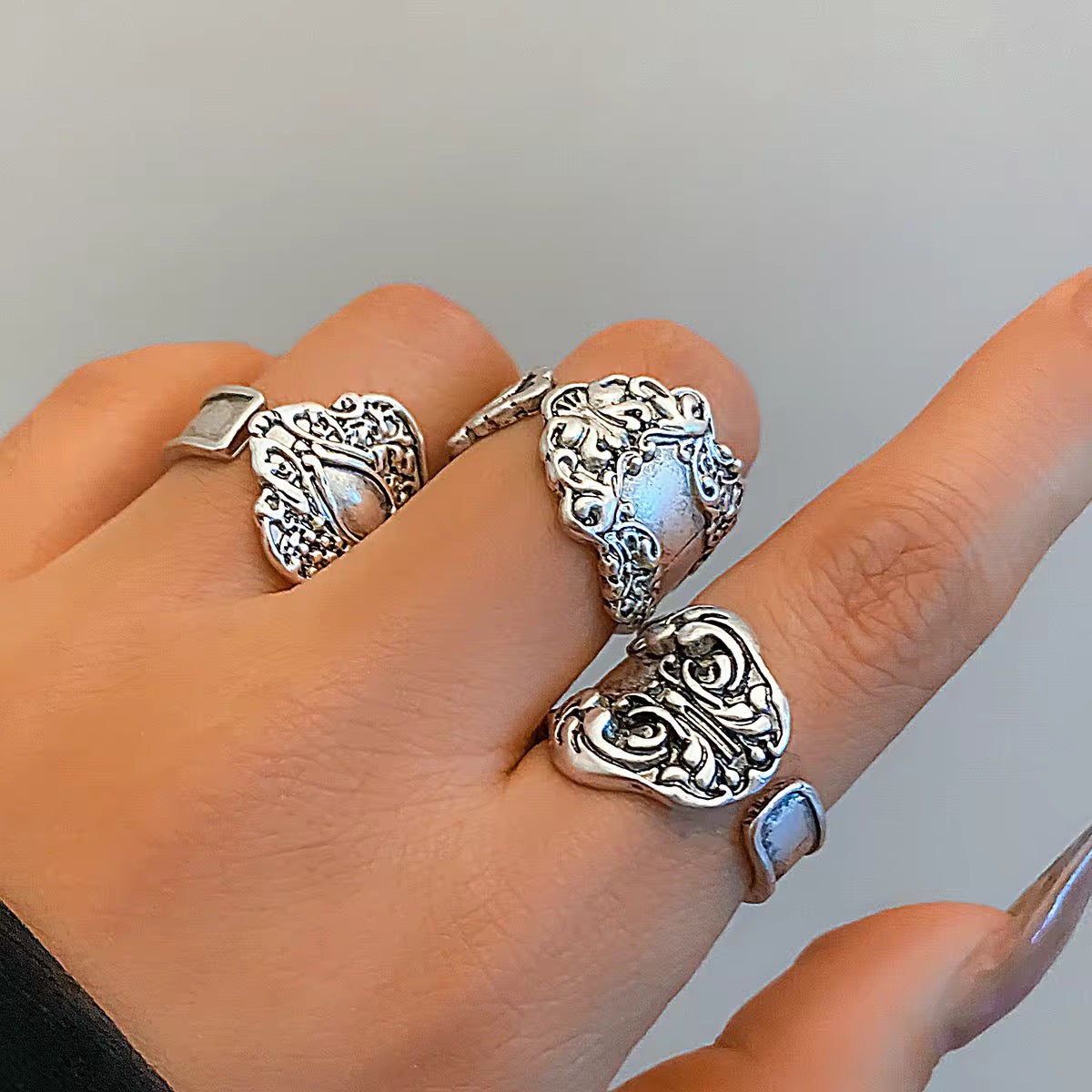 Vintage Punk Ring Set ring LUNARITY GARAGE   