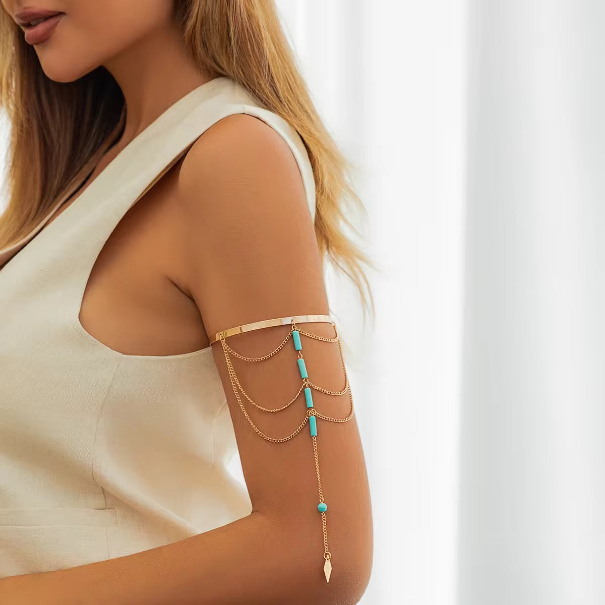 Boho Indian Dance Arm Cuff arm bracelet LUNARITY GARAGE