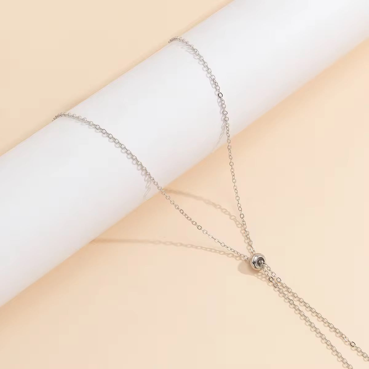 Boho Minimalist Waist Chain waist chain LUNARITY GARAGE Silver  