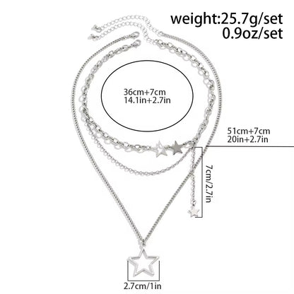 Y2K Star Dreams Necklace necklaces LUNARITY GARAGE   