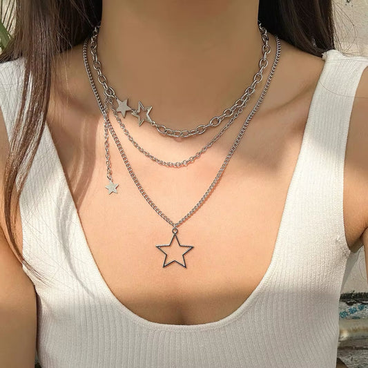 Y2K Star Dreams Necklace necklaces LUNARITY GARAGE   