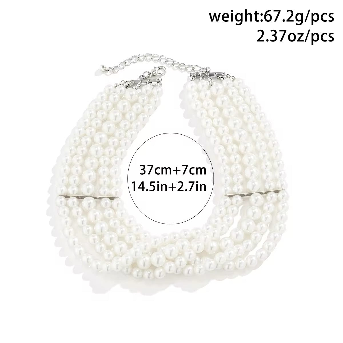 Aesthetic Korean Wedding Style Pearl Necklace necklaces LUNARITY GARAGE