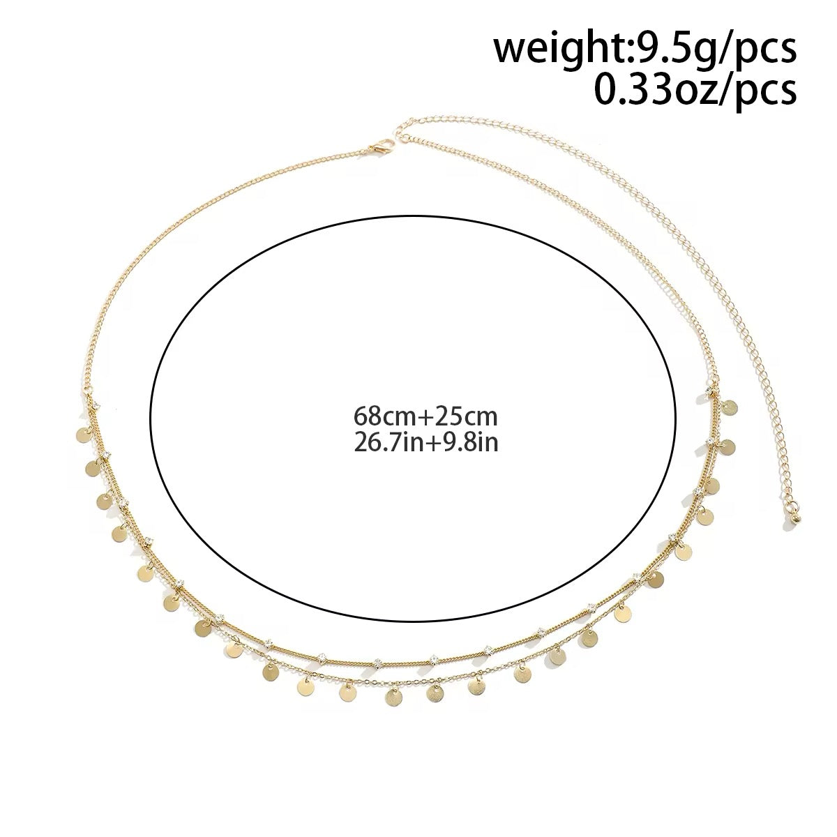 Crimson Echo Boho Punk Waist Chain waist chain LUNARITY GARAGE