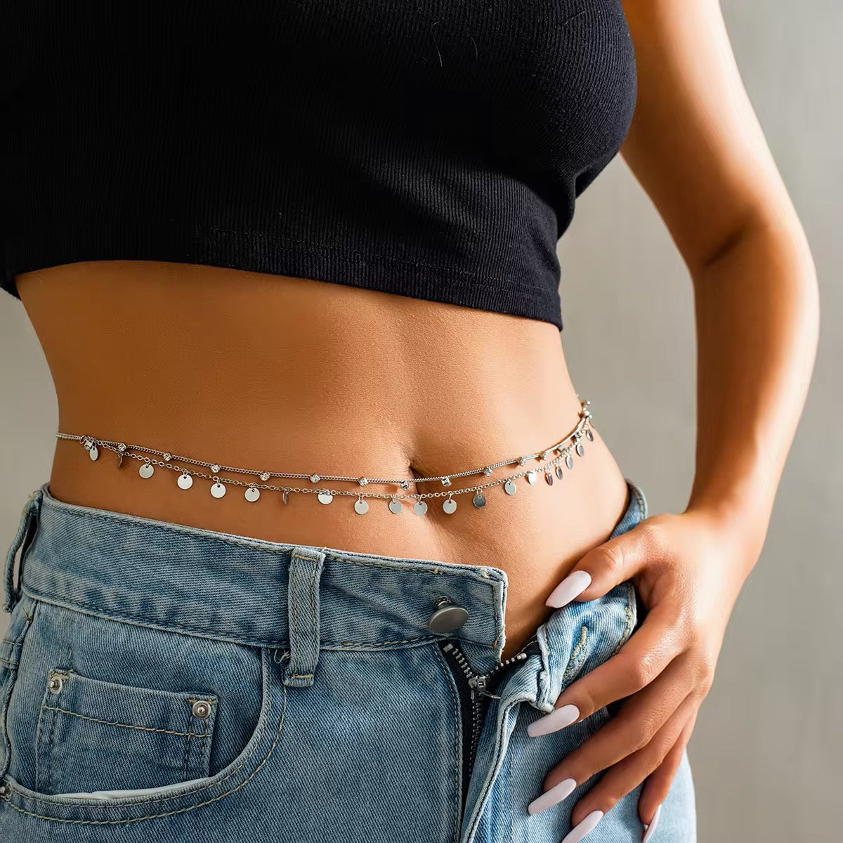 Crimson Echo Boho Punk Waist Chain waist chain LUNARITY GARAGE