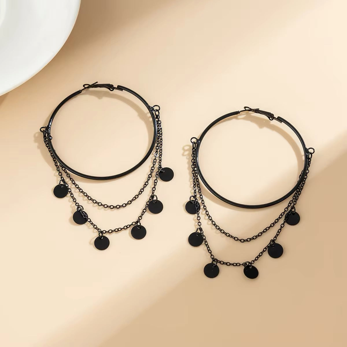 Gothic Black Metal Earrings earrings LUNARITY GARAGE