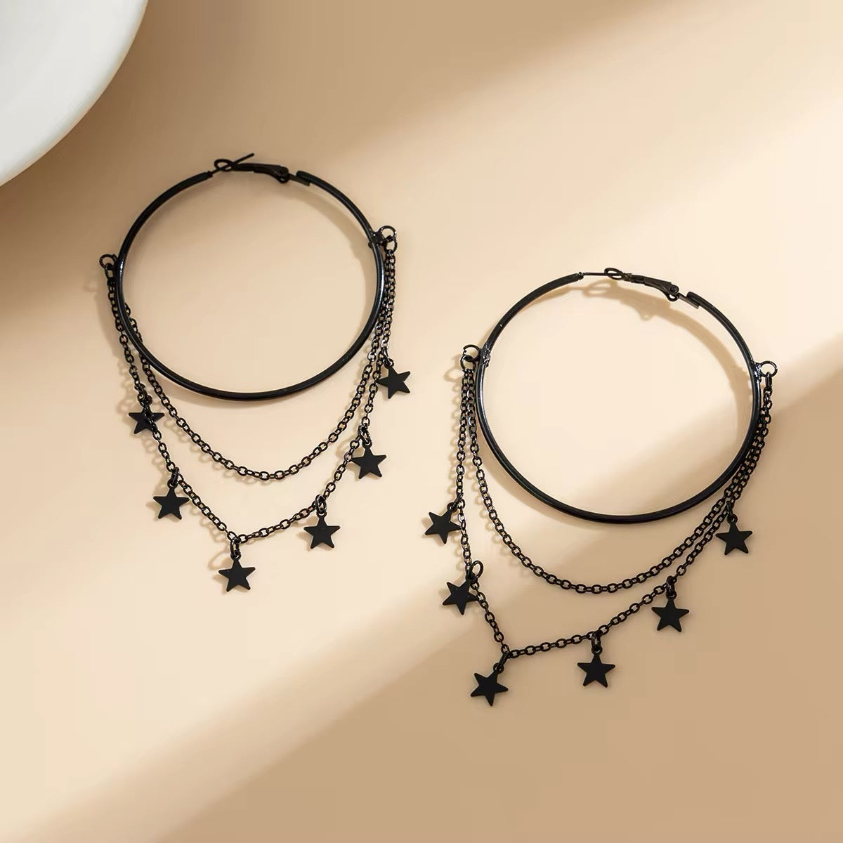 Gothic Black Metal Earrings earrings LUNARITY GARAGE