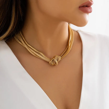 Snake Chain Creatively Clavicle Necklace necklaces LUNARITY GARAGE   