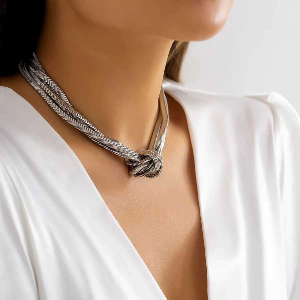 Snake Chain Creatively Clavicle Necklace necklaces LUNARITY GARAGE   