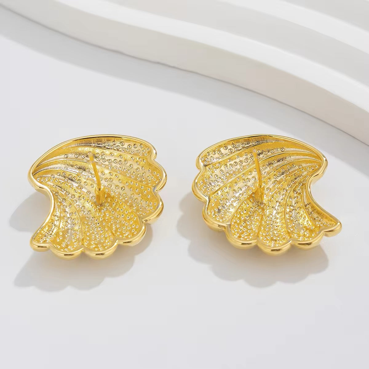 Vintage Small Metal Stud Earrings earrings LUNARITY GARAGE