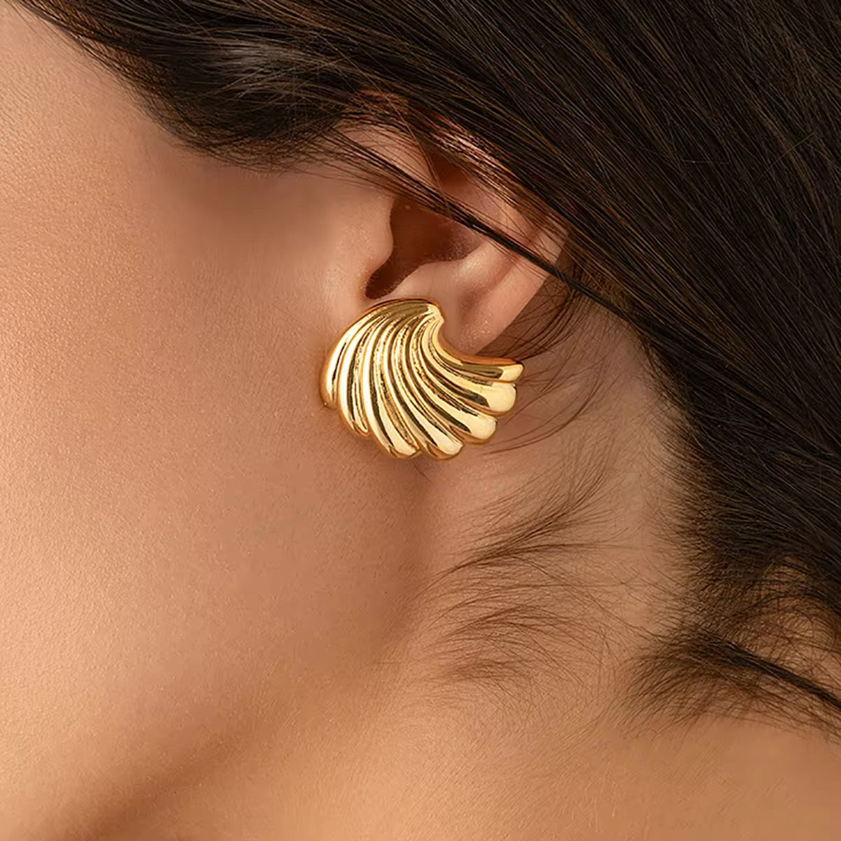 Vintage Small Metal Stud Earrings earrings LUNARITY GARAGE